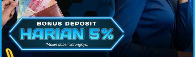 BONUS DEPOSIT HARIAN 5%