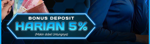 BONUS DEPOSIT HARIAN 5%